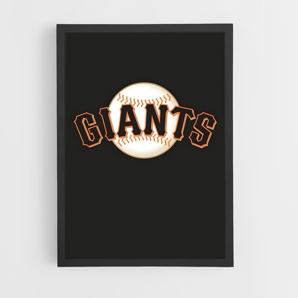 Poster Giants de San Francisco – affiche Baseball (vue 2)